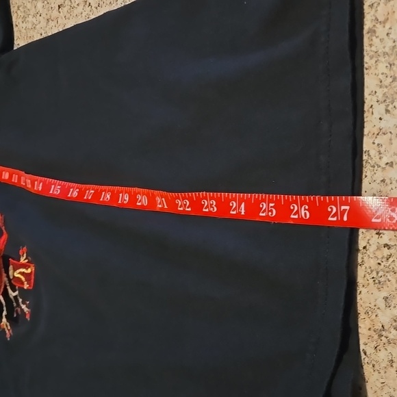 Top Stitch by Morning Sun Black Tee w/ Embroidered Cardinal Design Women Size L - Picture 10 of 10